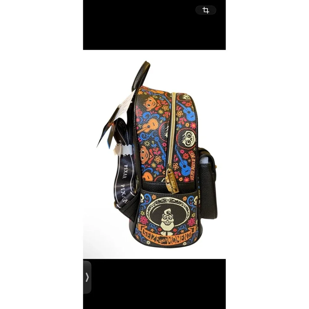 Loungefly Disney Pixar Coco Miguel Ernesto Hector Mini Backpack Brand New